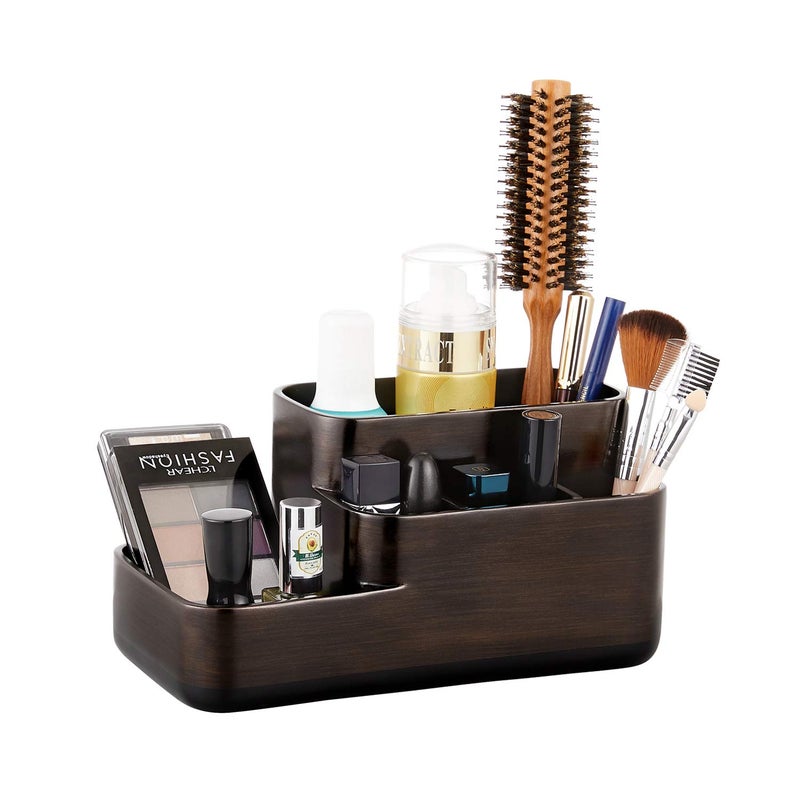zccz Bathroom Organizer Toothbrush Holders - Electric Toothbrush and Toothpaste Holder for Bathrooms - Tooth Brushing Holder Bathroom Sink Organizers Countertop Storage, Oil Rubbed Bronze - Image 1